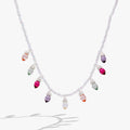 Christmas Muted Light Bulb Necklace: Silver