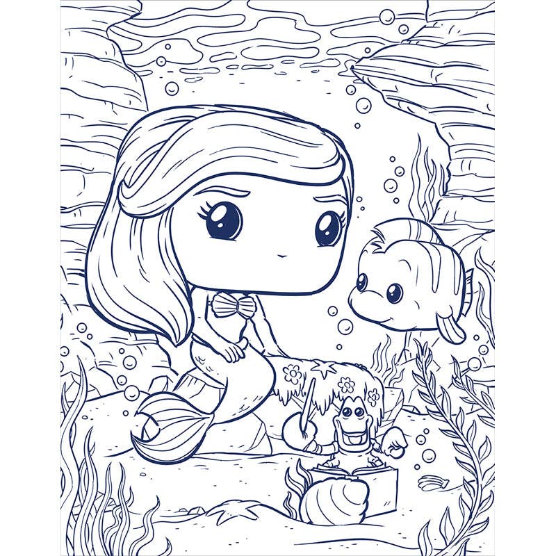 Disney Princess: The Official Funko POP! Coloring Book - NEW