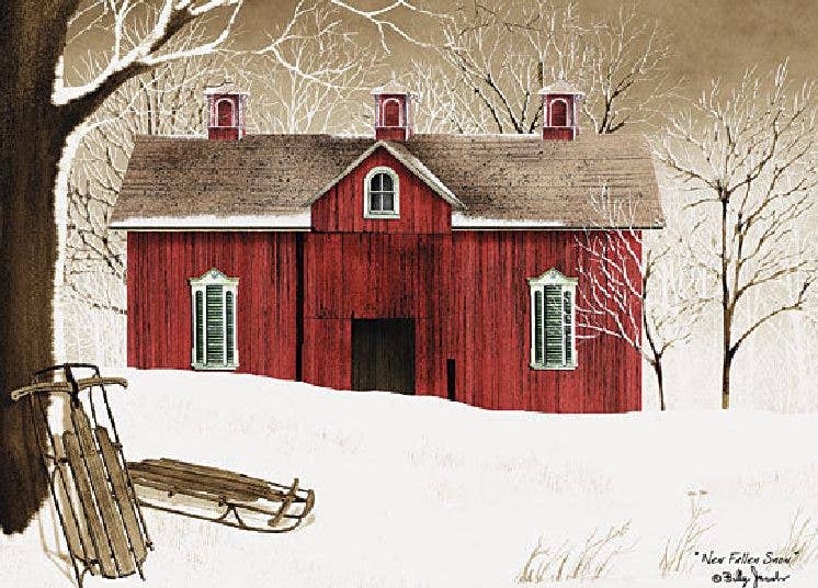 NEW FALLEN SNOW: 16X20