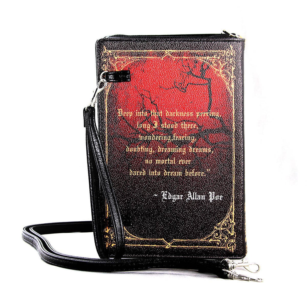 The Raven Vintage Book Clutch Bag in Vinyl