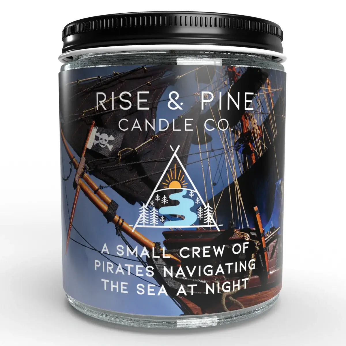 Sea Salt & Dark Musk Soy Wax Candle - 9oz