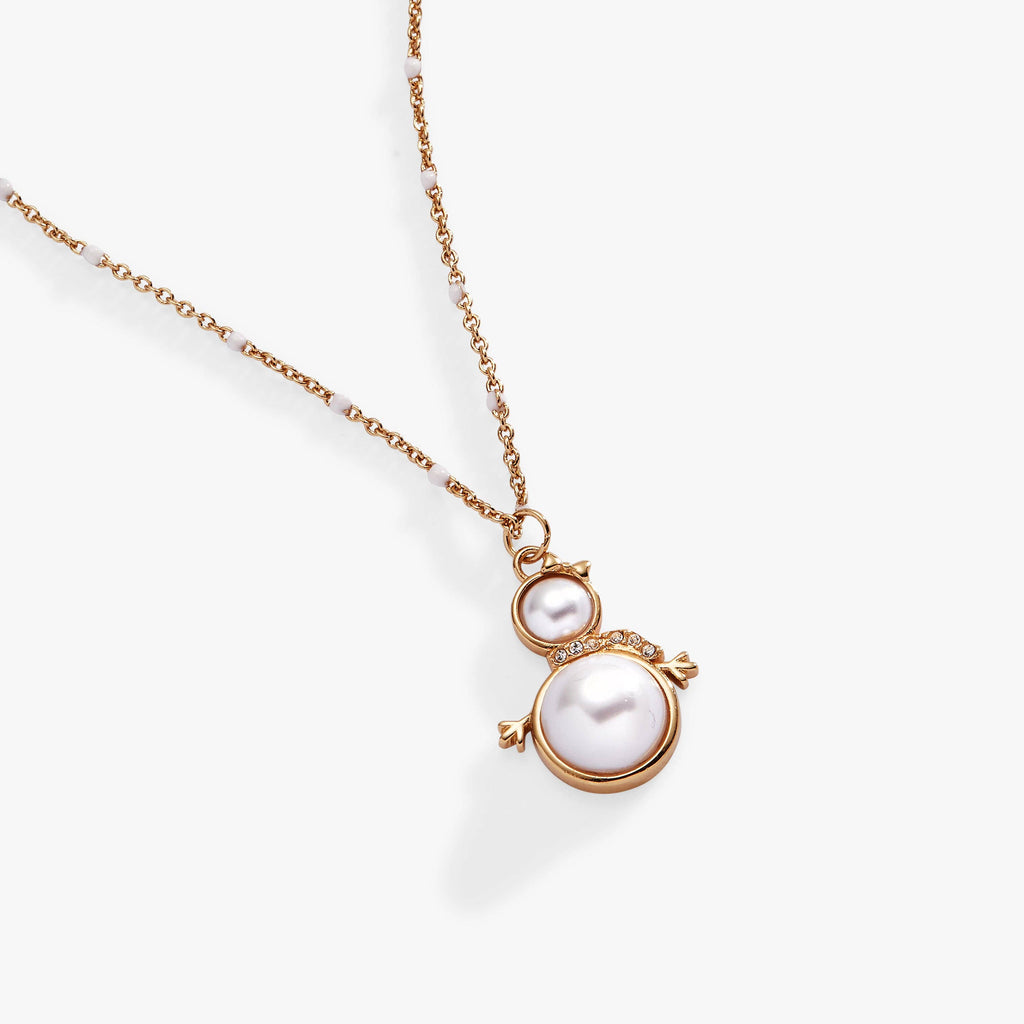 Snowwoman Necklace: Shiny Gold