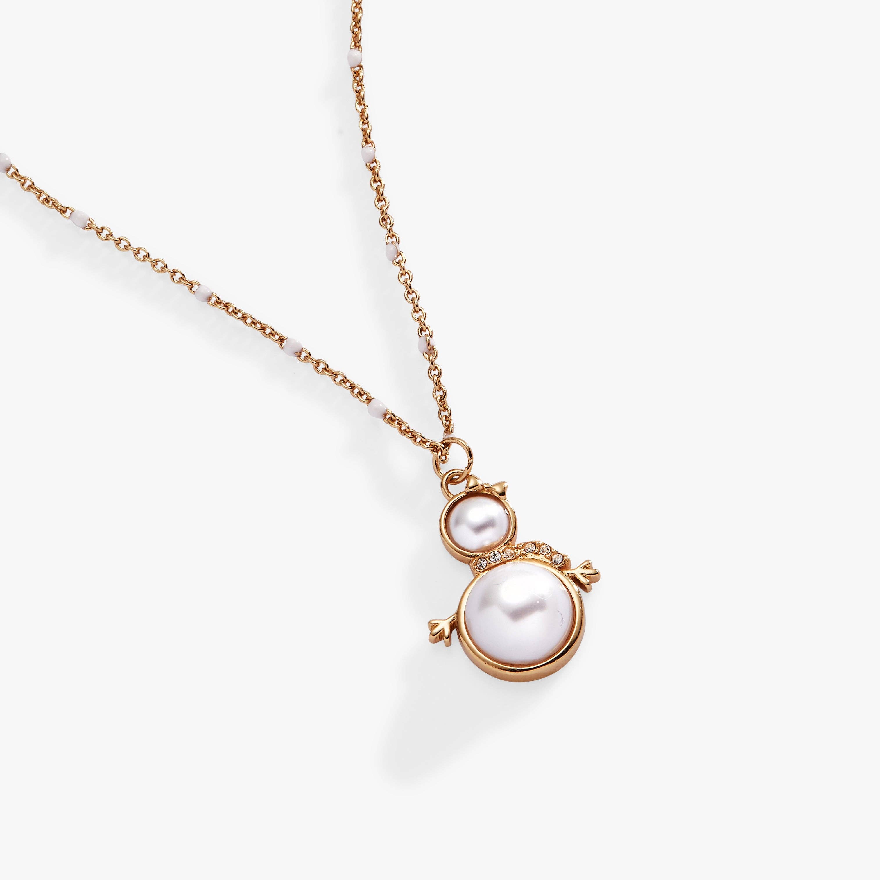 Snowwoman Necklace: Shiny Gold