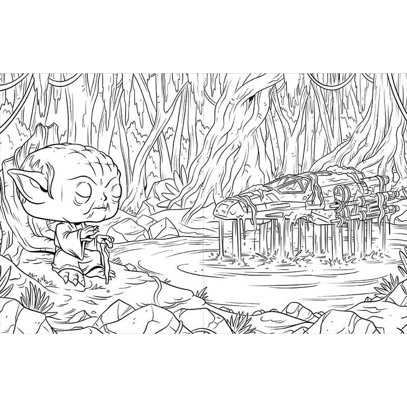 Star Wars: The Official Funko POP! Coloring Book