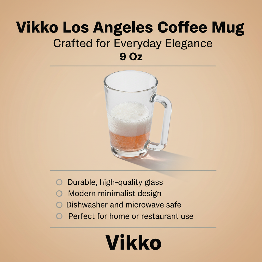 Vikko Los Angeles Coffee Mug, 9 Oz