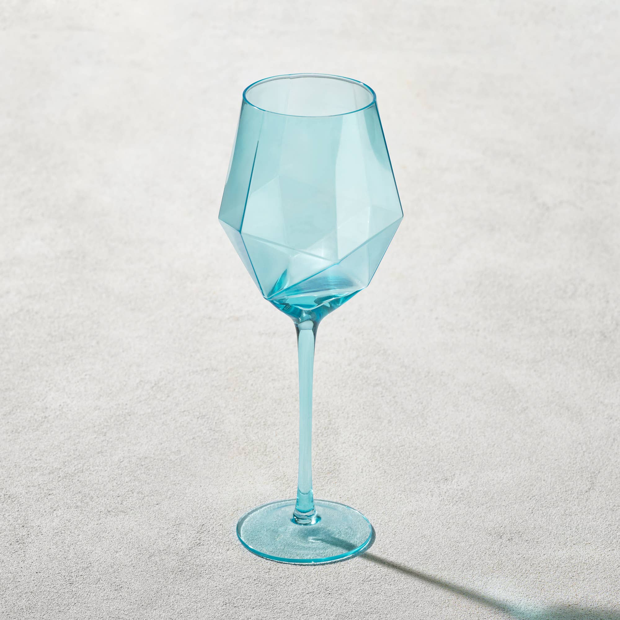 Vikko Decor - Sparkle, Blue, Wine Glass, 22 Oz
