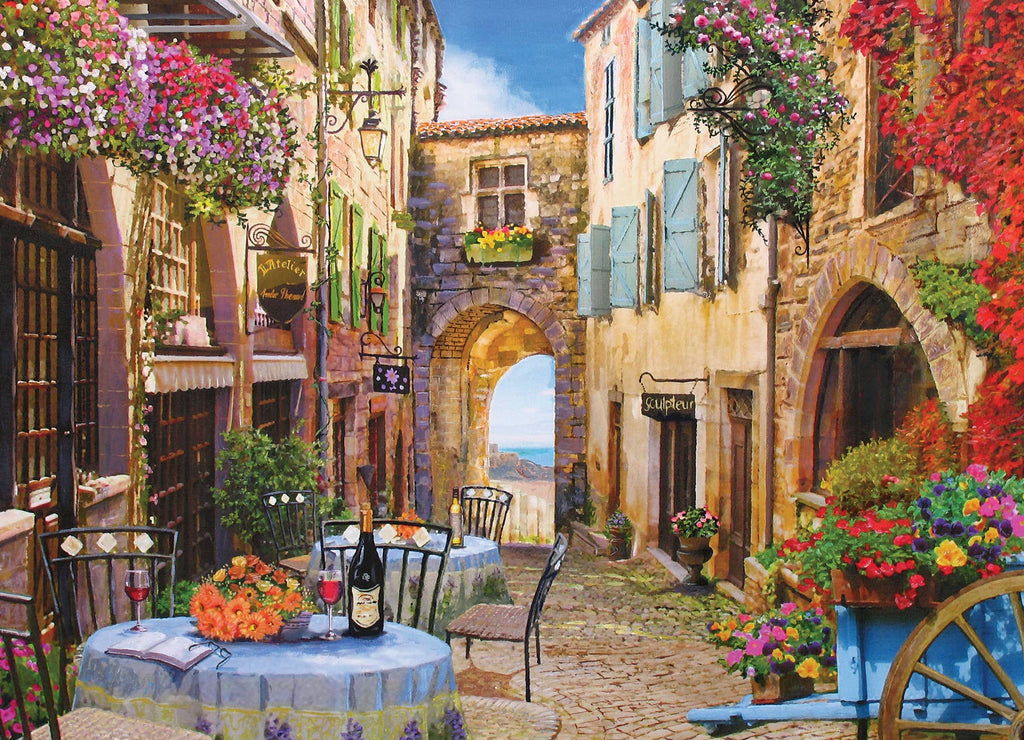 French Village 1000-Piece Cobble Hill Puzzle