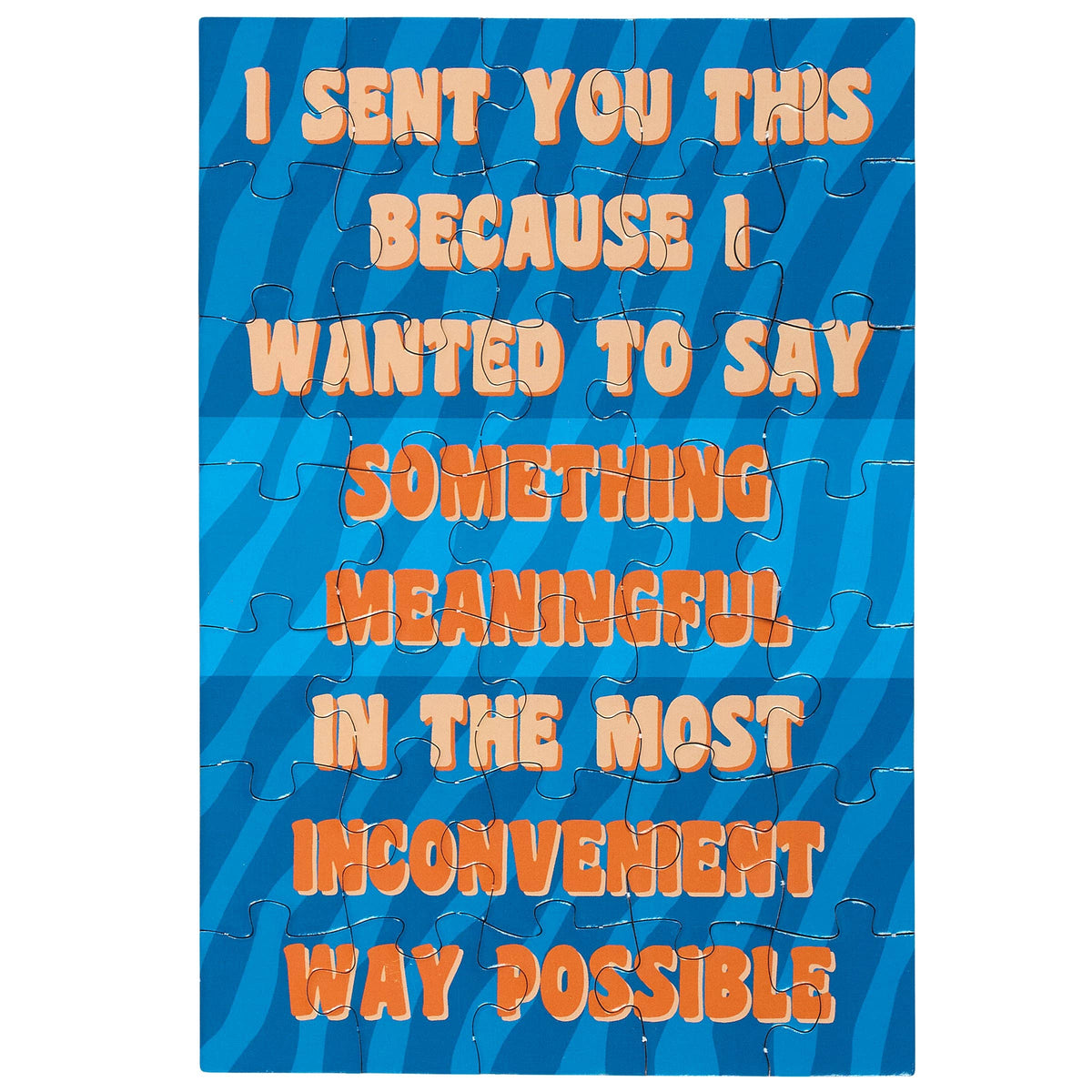 Most Inconvenient Way Possible Puzzle Card