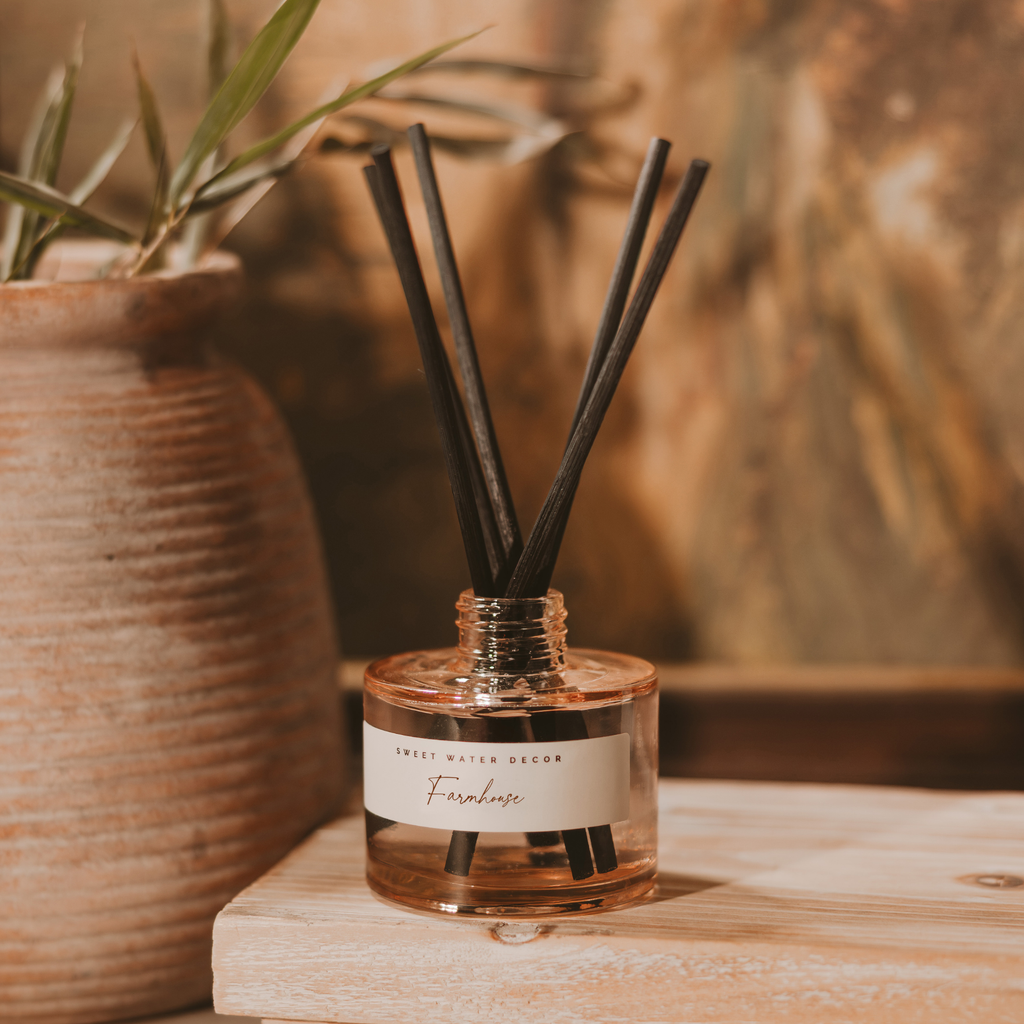 Farmhouse Reed Diffuser - Fall Decor & Gifts
