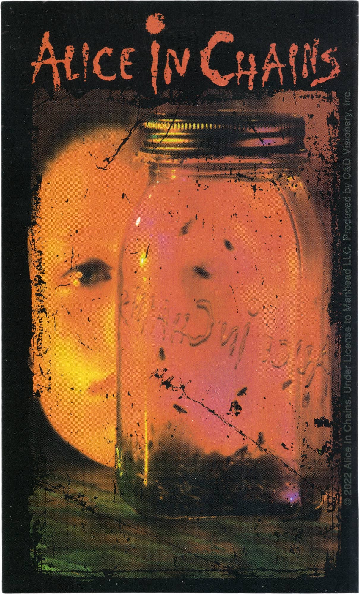 Sticker - Alice In Chains - Jar of Flies - Heavy Metal Music