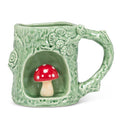 Nature Inspired Mug with Alcove-4"H(11oz): Mushroom