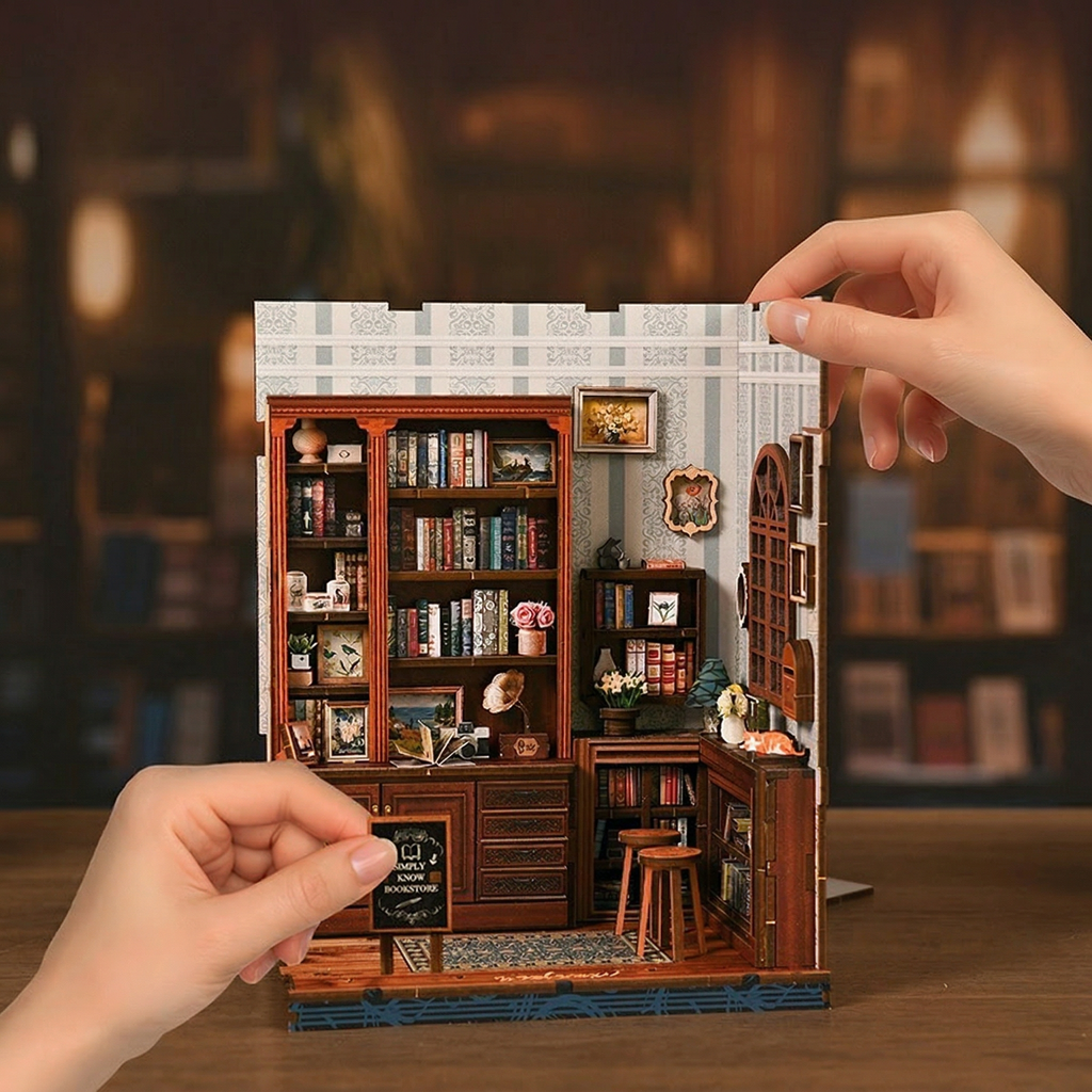 DIY Book Nook Kit: Indigo Story Parlor