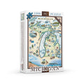 Michigan State Map Puzzle - 1000-Pieces