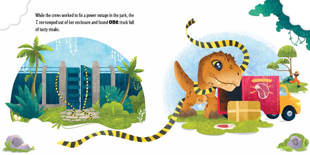 Jurassic World: Very Hungry Dinosaur Board Book - SALE!