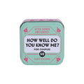 After Dinner Amusements: How Well Do You Know Me? For Couples