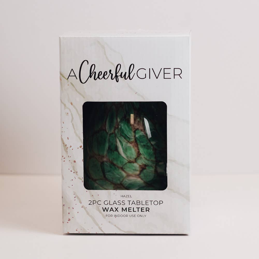 Hazel Glass Wax Melter - Tabletop