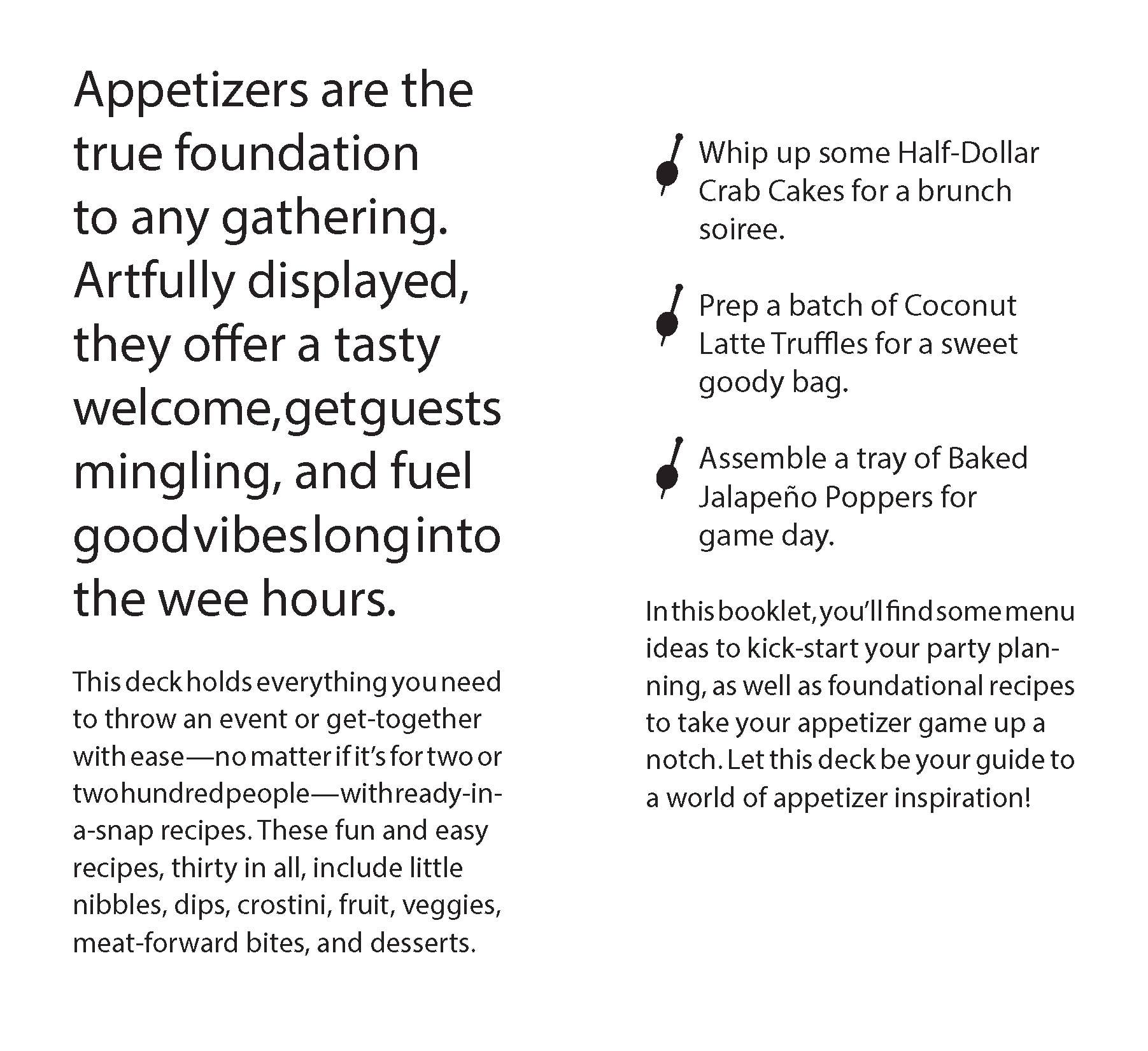 Appetizer Deck