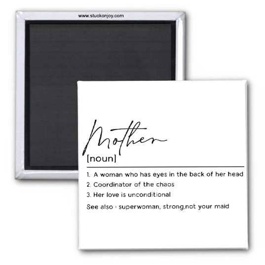 MOTHER - NOUN 2x2 MAGNET