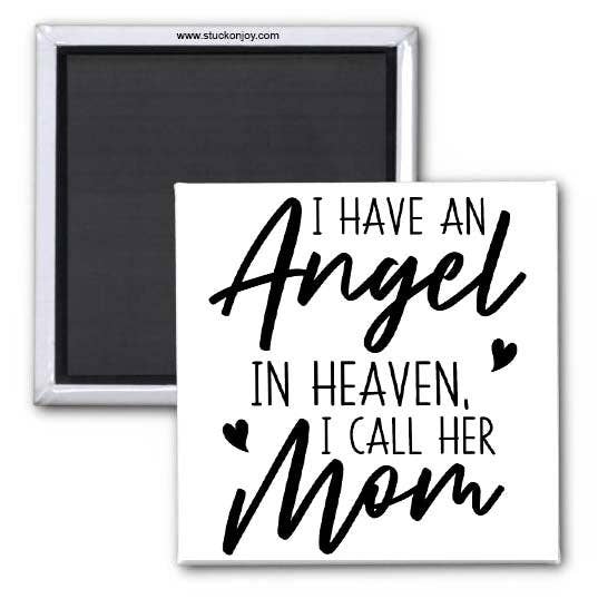 MOM IN HEAVEN 2x2 MAGNET