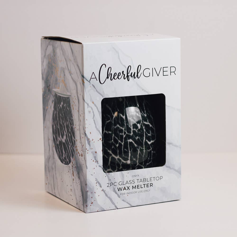 Onyx Glass Wax Melter - Tabletop