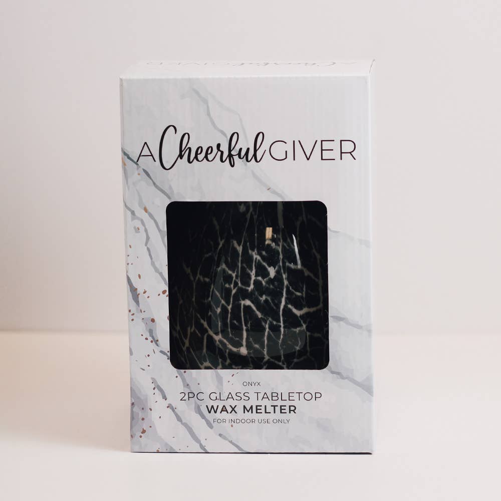 Onyx Glass Wax Melter - Tabletop