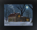 Whispers Of Winter  By Artist Billy Jacobs Art Framed Sign