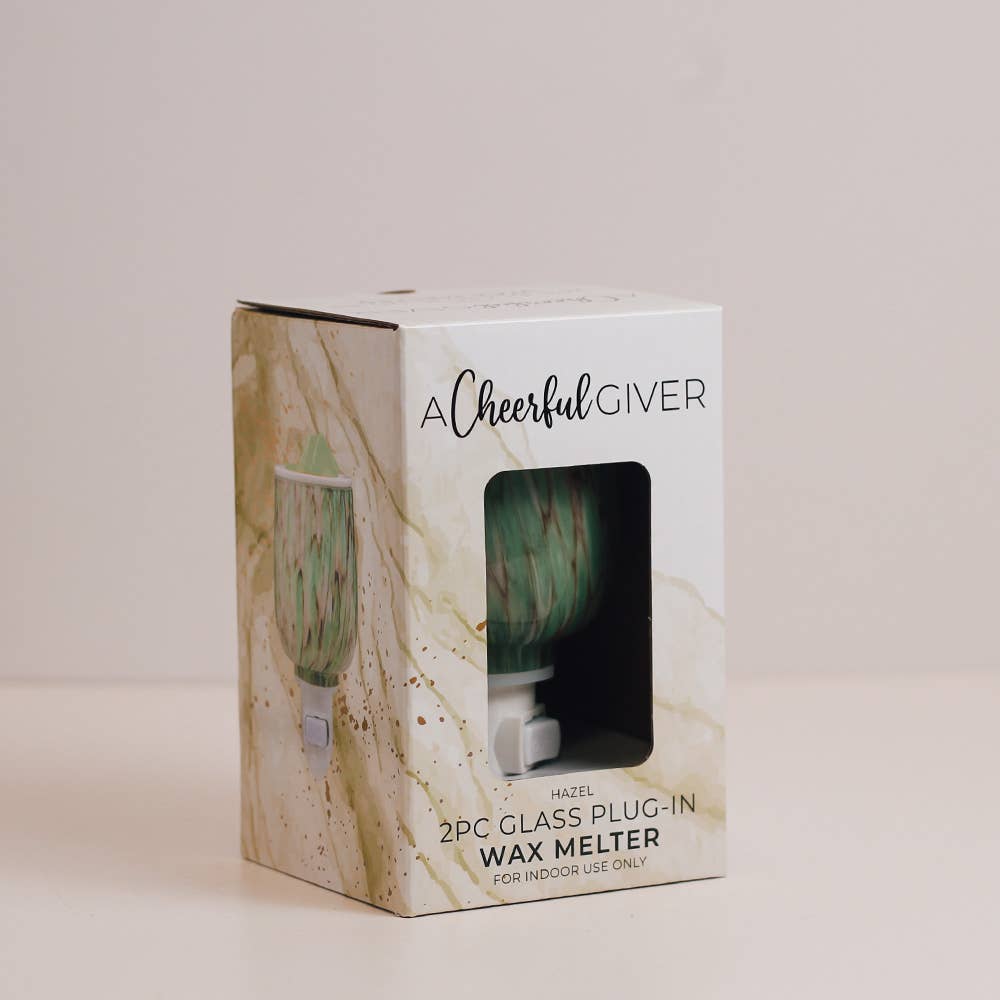 Hazel Glass Wax Melter - Plug-In