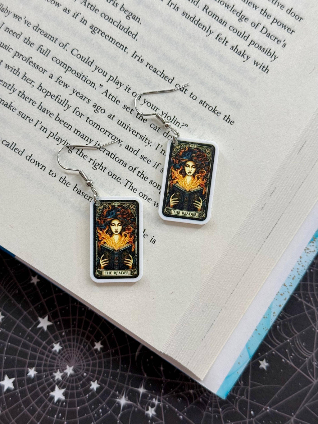 Dark Tarot Witchcraft Earrings