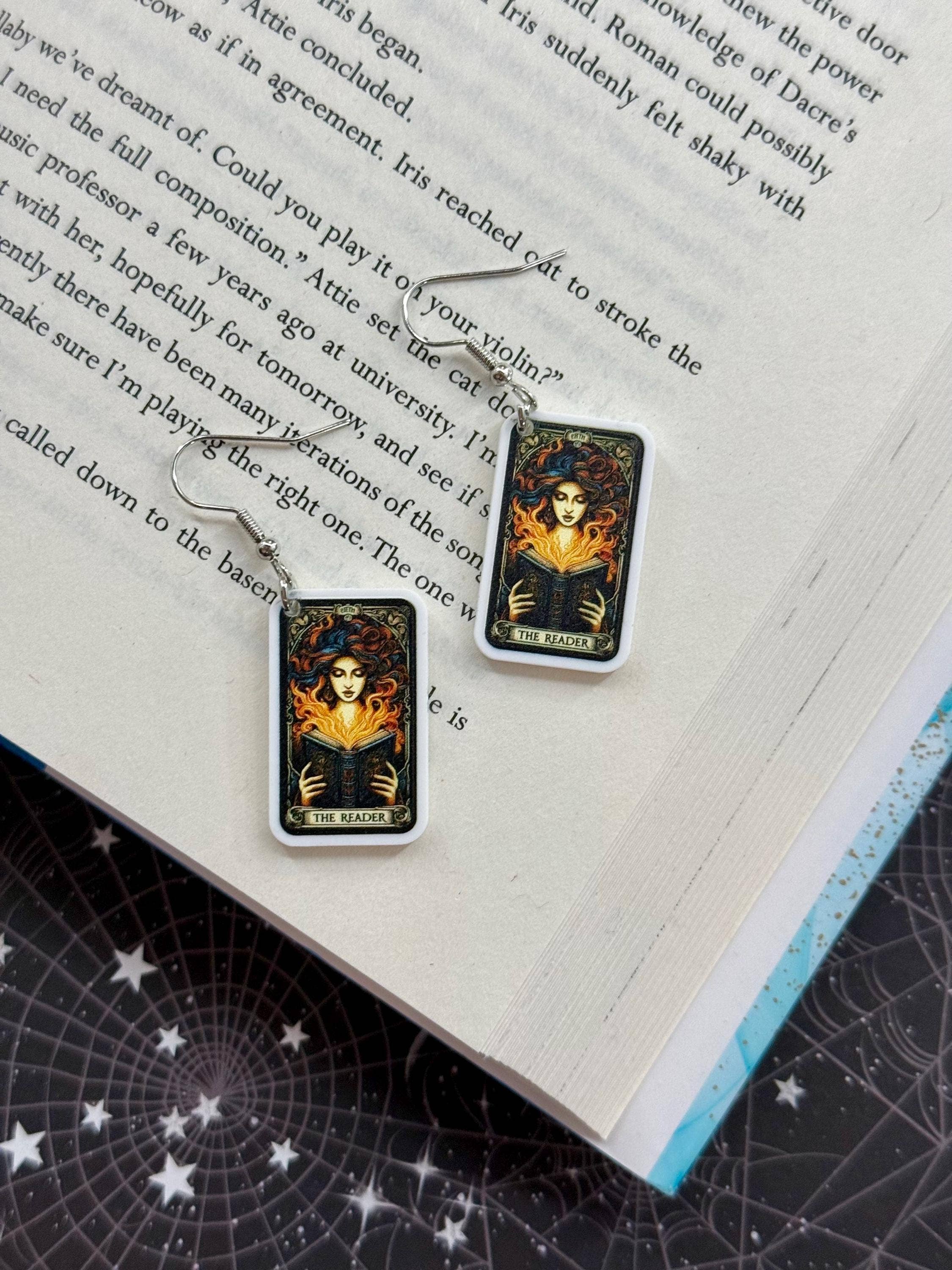 Dark Tarot Witchcraft Earrings