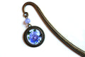 Purple Aster Flower Bronze Bookmark
