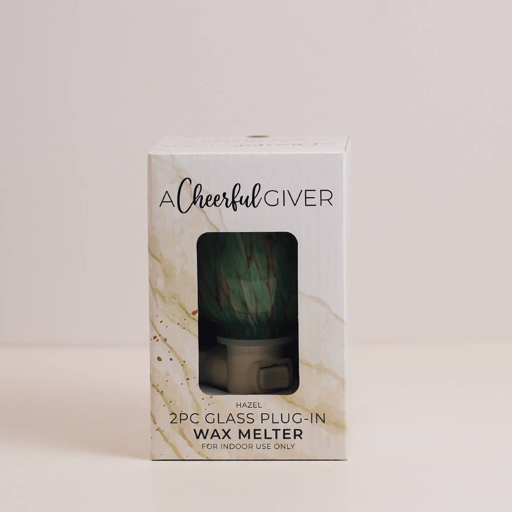 Hazel Glass Wax Melter - Plug-In