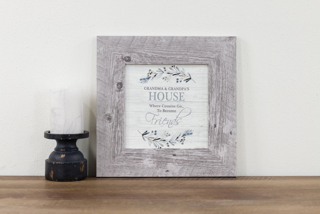 Grandma and Grandpa's House Cousins Become Friends Gift Art