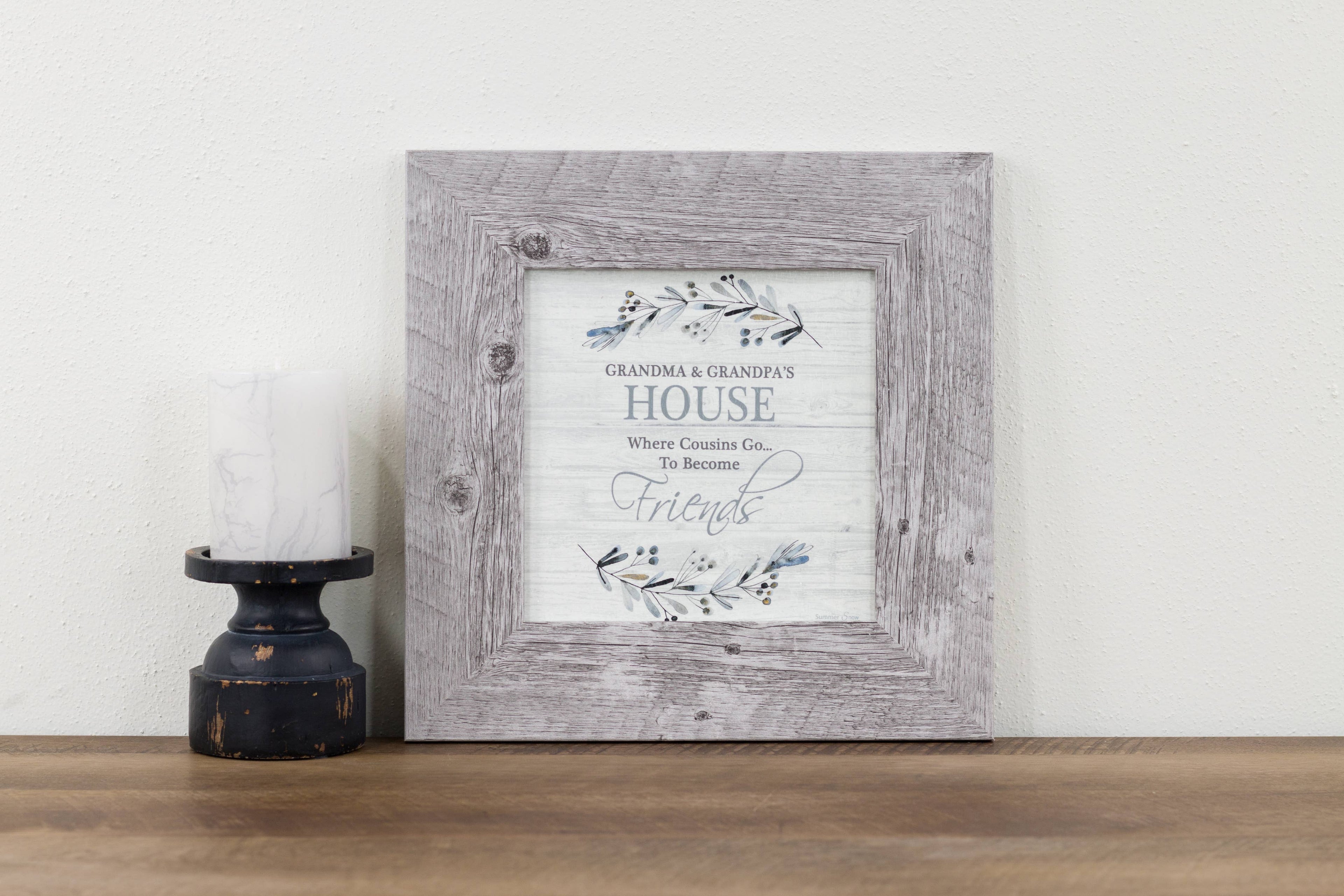 Grandma and Grandpa's House Cousins Become Friends Gift Art