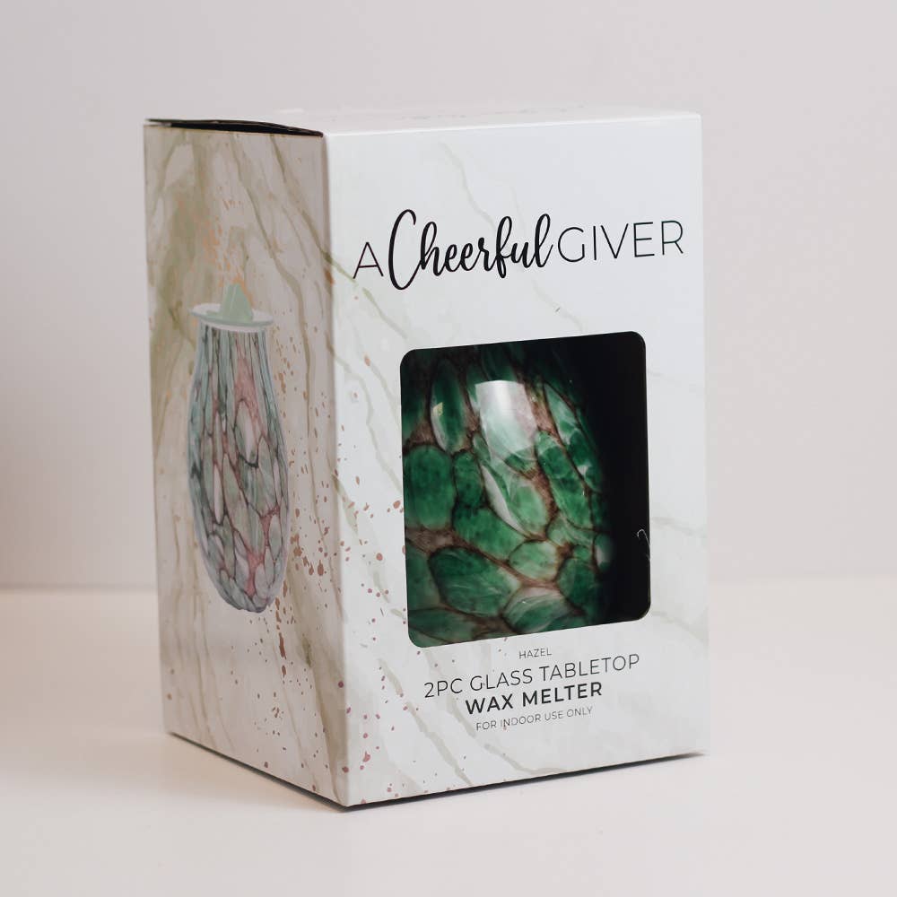 Hazel Glass Wax Melter - Tabletop