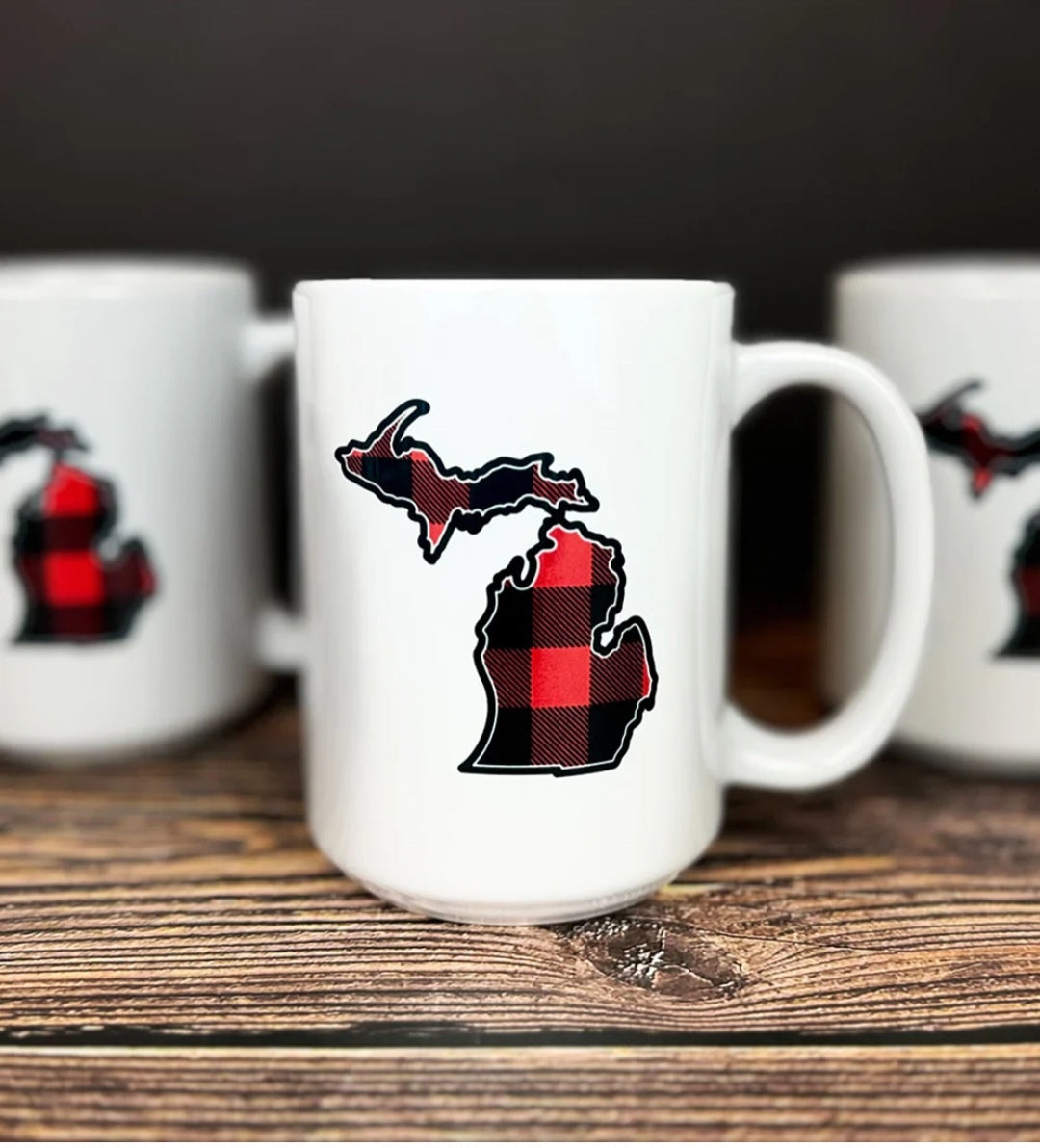 Mi Buffalo Plaid Mug
