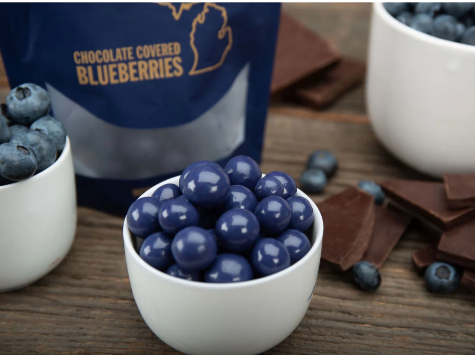 Mi Milk Choc Blueberries