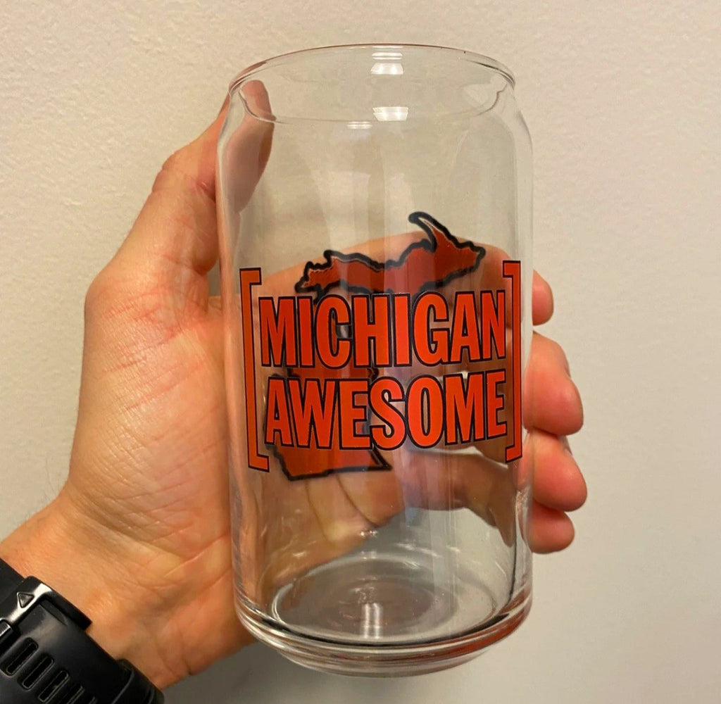 Mi Buffalo Plaid Can Glass
