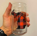 Mi Buffalo Plaid Can Glass