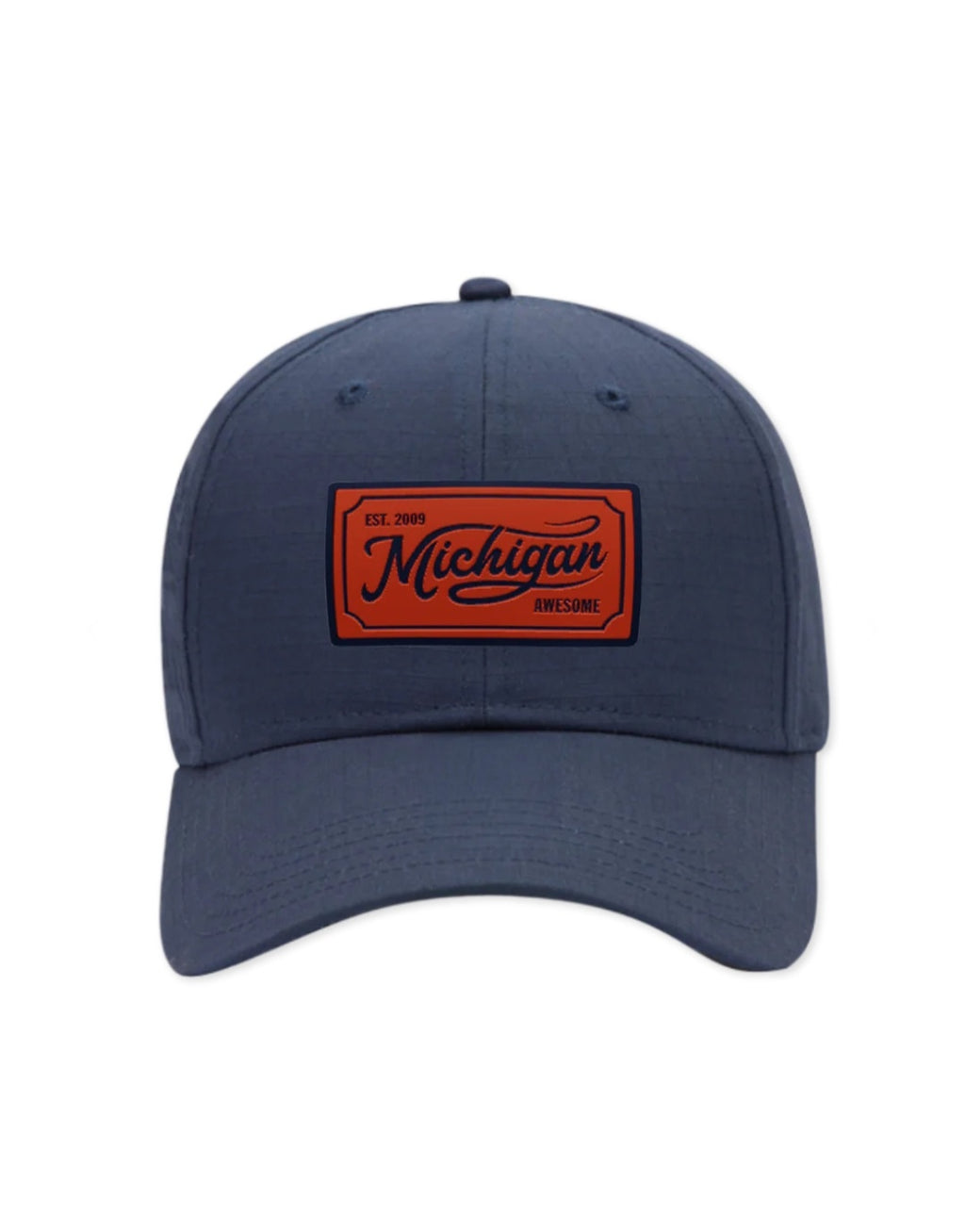 Mi Woven Patch Hat Blue