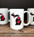 Mi Buffalo Plaid Mug