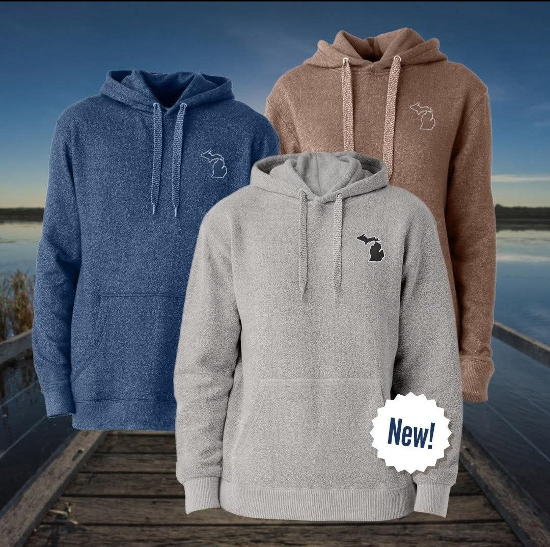 Mi Dockside Hoodie Salt and Pepper