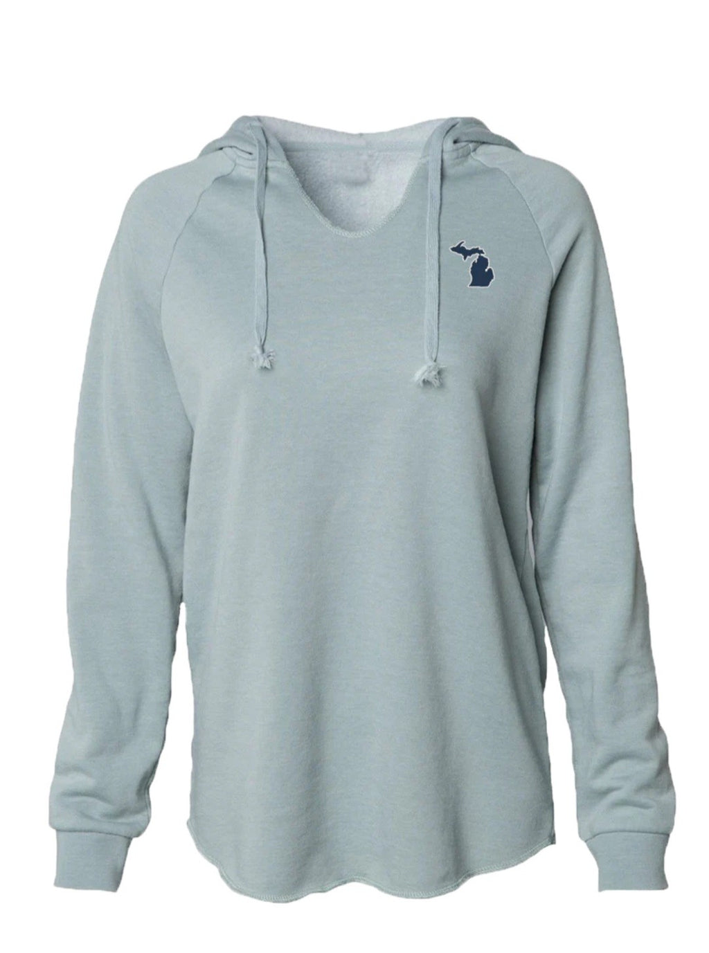 Mi Sage Vneck Hoodie Women