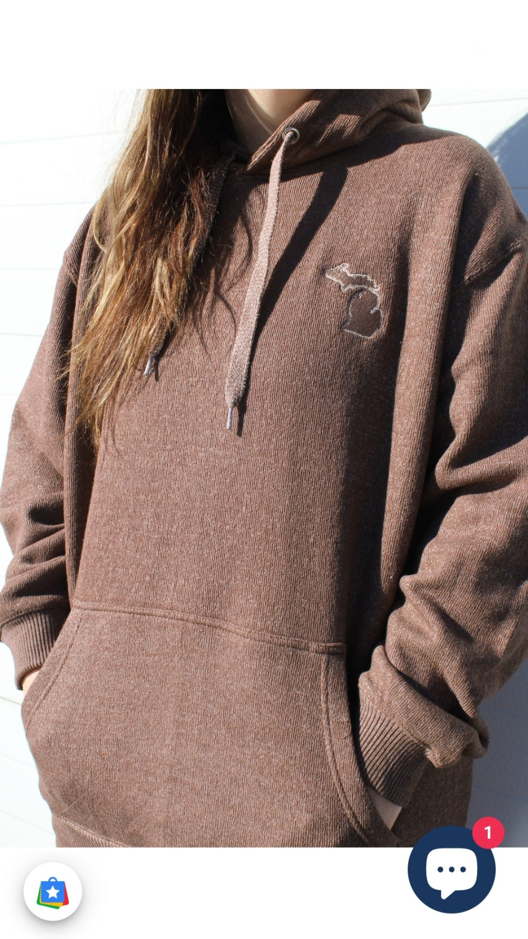 Mi Dockside Hoodie 2xl Earthy Brown