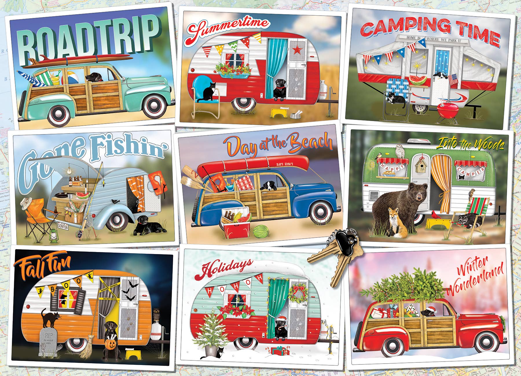 Hitting the Road 1000pc puzzle