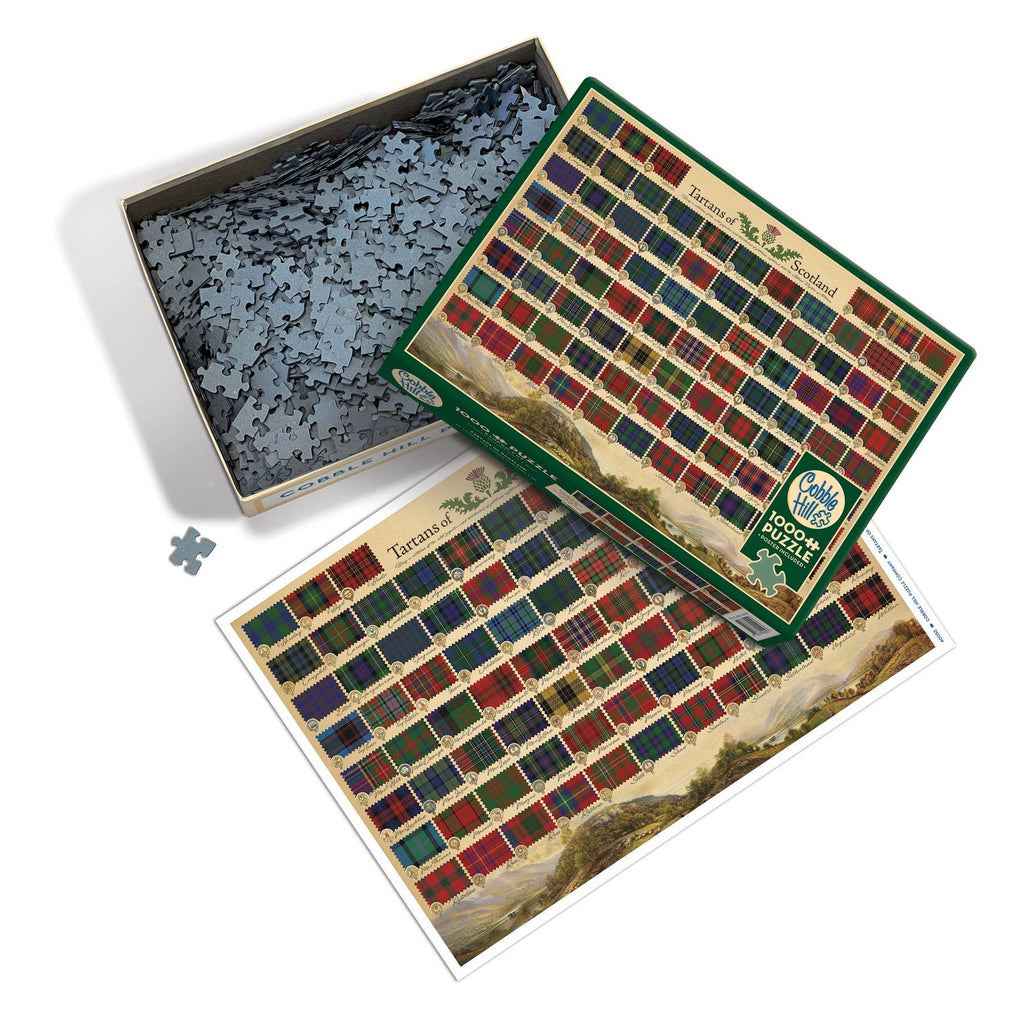 Tartans of Scotland 1000pc puzzle