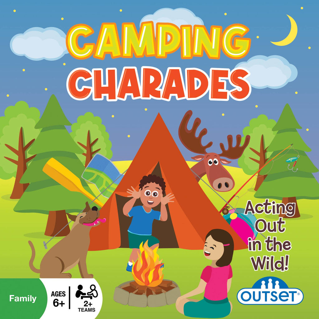 Camping Charades Card Game: Fun Around the Campfire
