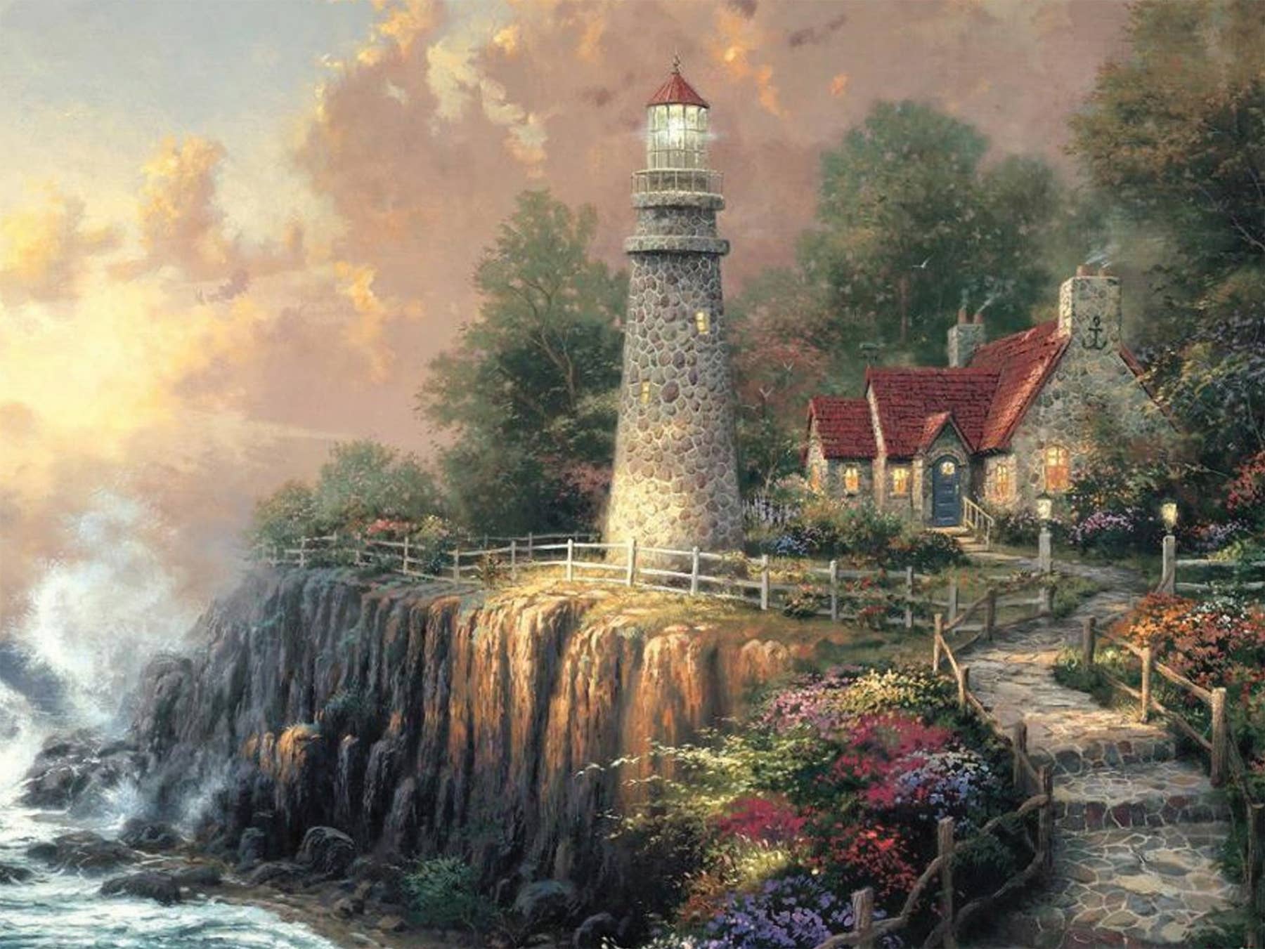 Crystal Art Paint by Numbers (Large): The Light of Peace