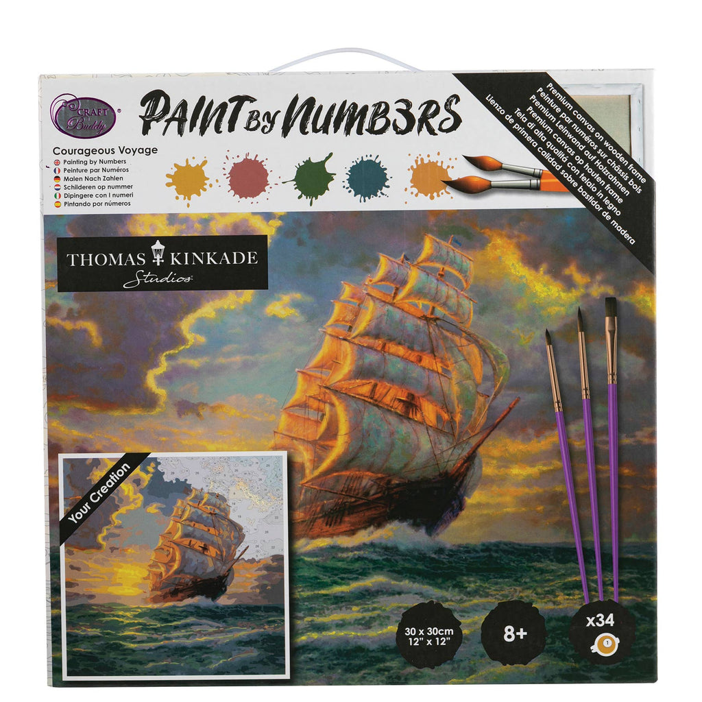 Crystal Art Paint by Numbers (Medium): Courageous Voyage
