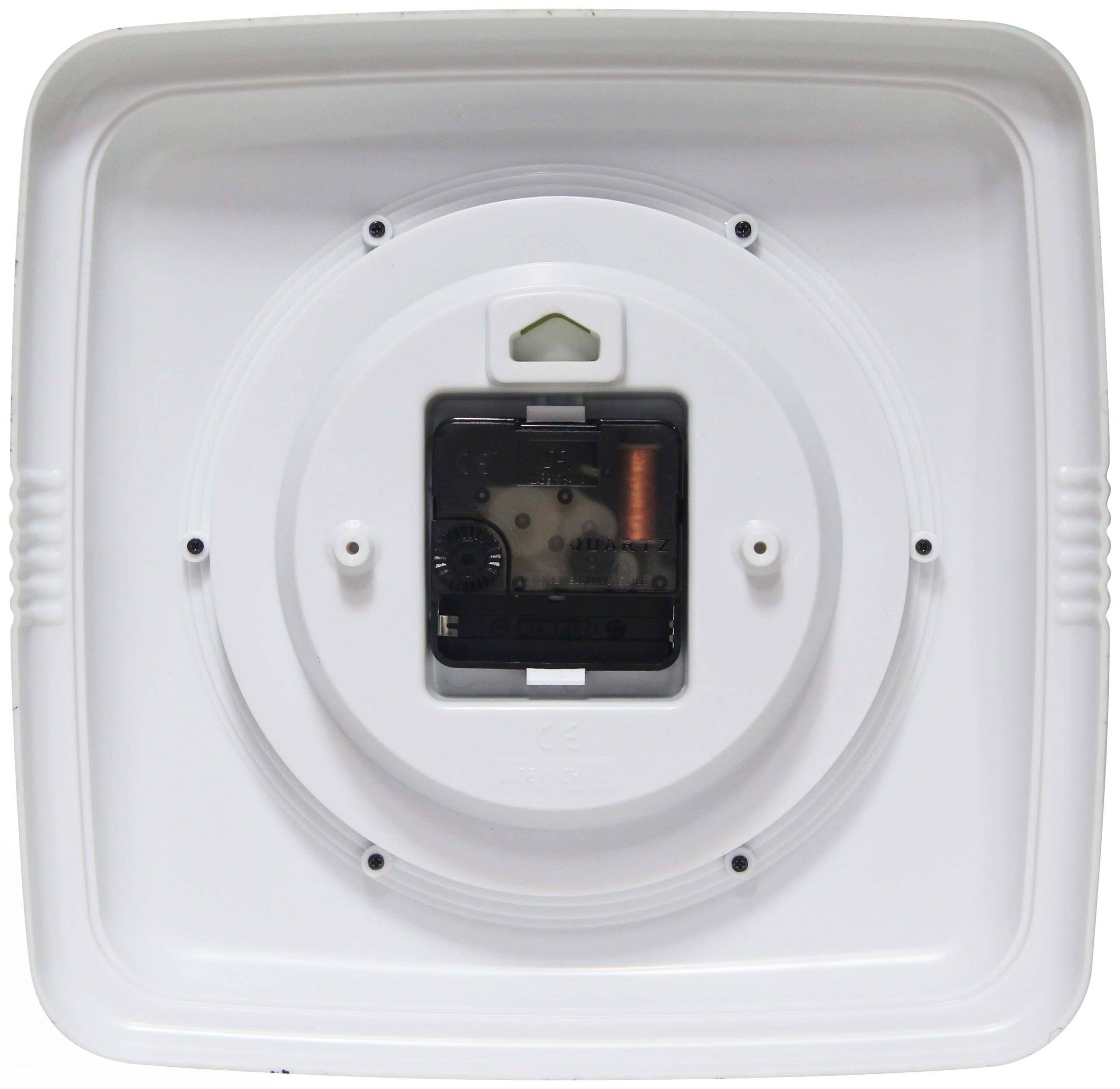 Retro Square Green Indoor Wall Clock 9.25 Inch