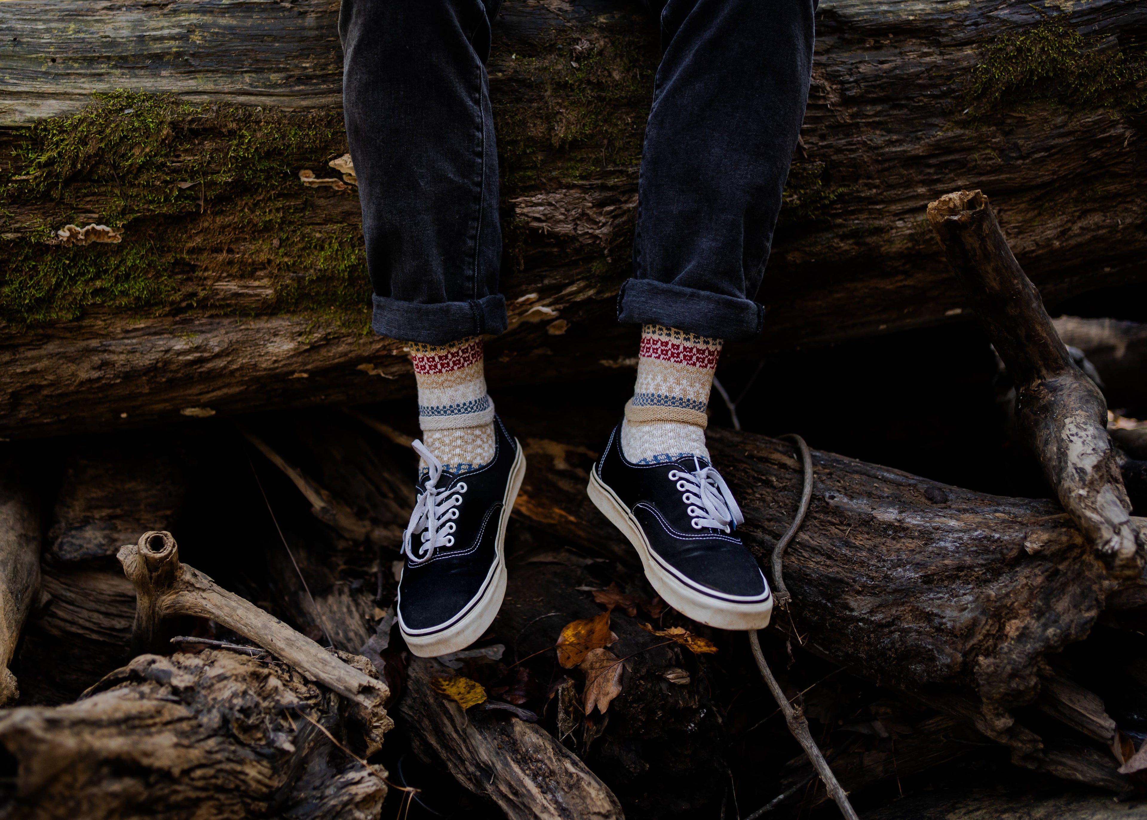 Bateau Mouche Crew Socks | Eco-Friendly & Made In The USA: Medium (Women 8 - 10 / Men 7 - 9)